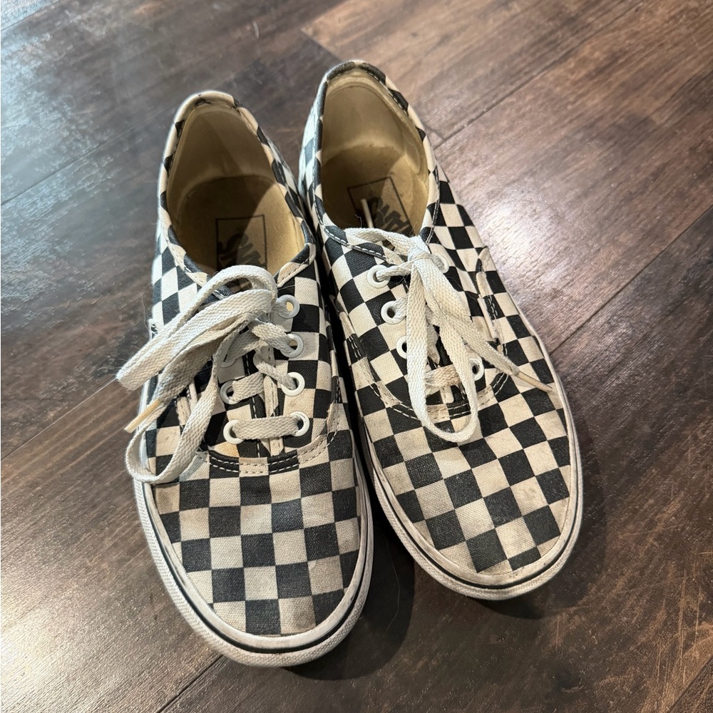 Vans Platform Checkered Sneakers